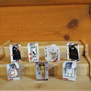 Zuru Mini Brands Disney Star Wars Figures Lot of 7 Micro Force Vader R2-D2 C-3PO